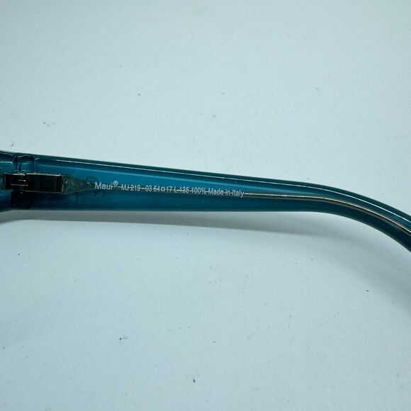 Maui Jim Sunglasses Frame PUNCHBOWL MJ219-03 54-17-135 Black Blue H11556 - Picture 6 of 7